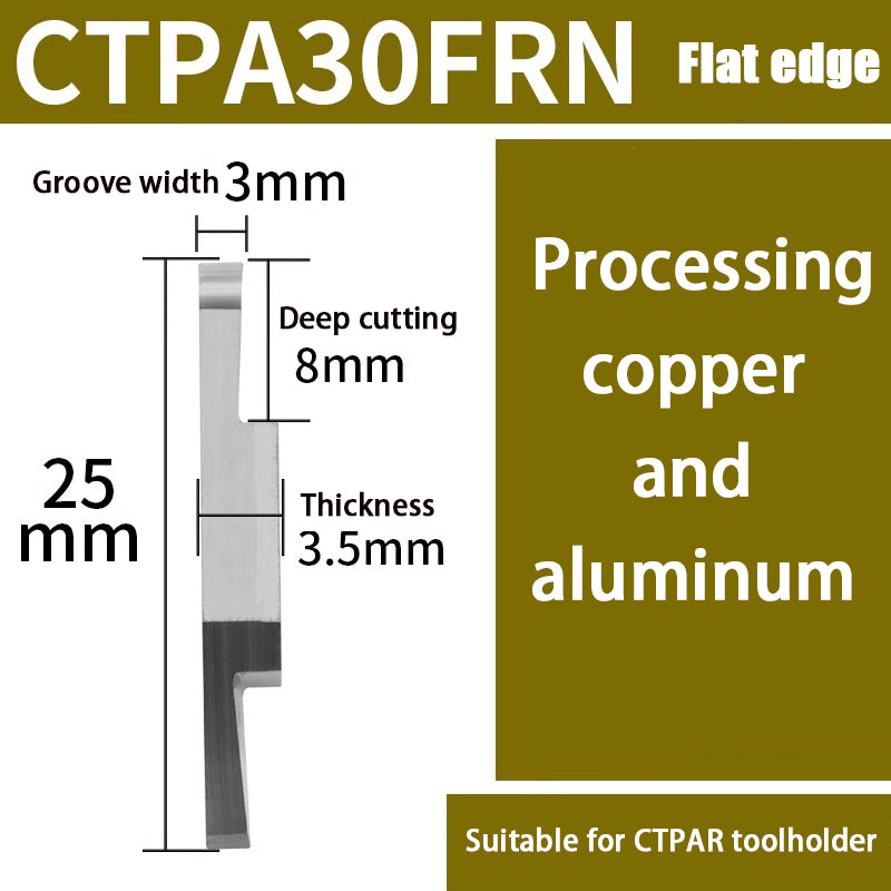 98-CTPA15FRN Swiss CNC Machine Blade Flat Bevel Groove Cutting Tool Shandong Denso Pricision Tools Co.,Ltd.